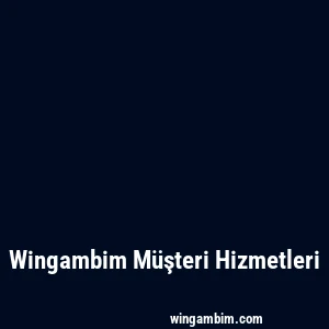 Wingambim Müşteri Hizmetleri