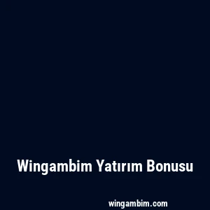 Wingambim Yatırım Bonusu